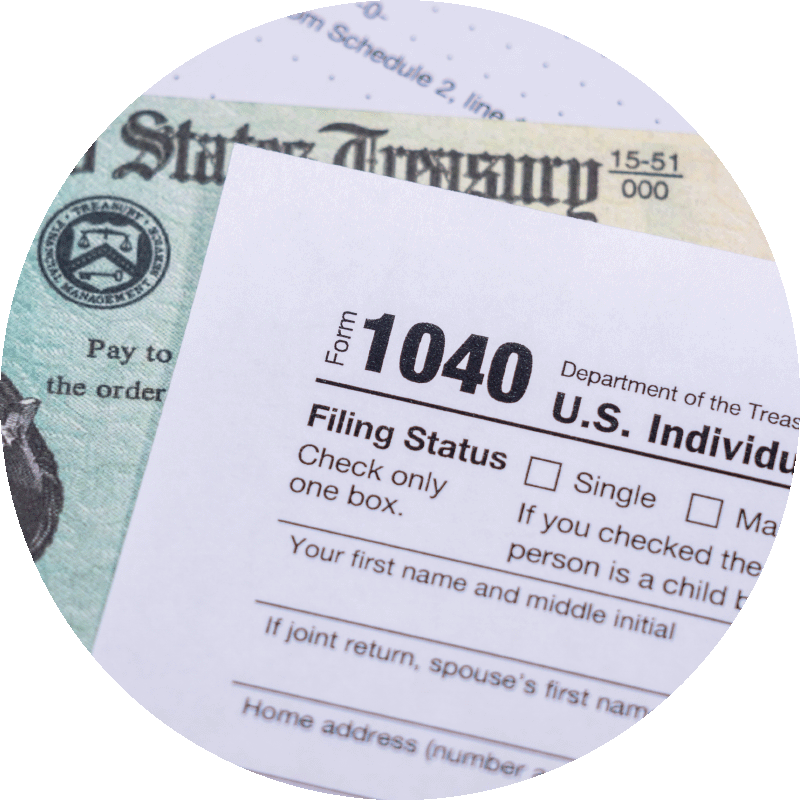 Form 1040 from the IRS