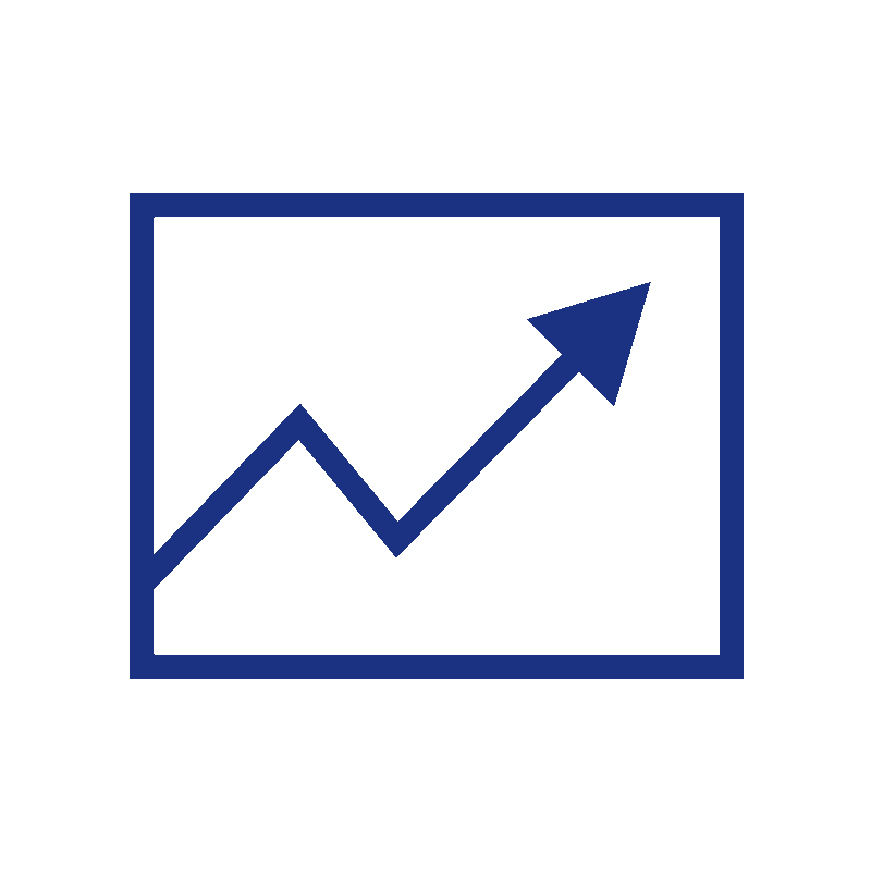 stock chart icon