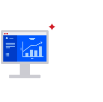 Computer monitor illustration