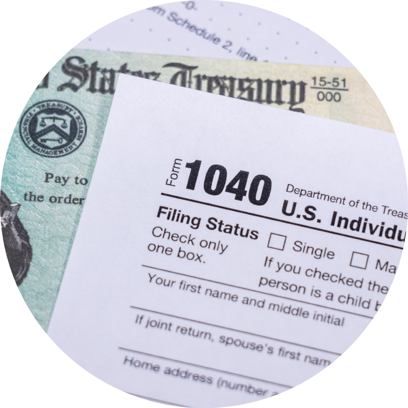 Form 1040 from the IRS